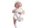 Poupon Newborn nouveau né sexué fille tenue blanche 38 cm - Berenguer - 18051