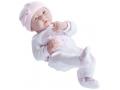 Poupon Newborn nouveau né sexué fille pyjama manches longues rose 38 cm - Berenguer - 18055