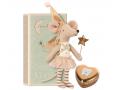 Tooth fairy, Big sister mouse w. metal box - Taille 12 cm - de 0 à 36 mois - Maileg - 16-8730-01