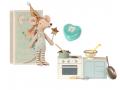 Poupée Tooth fairy, Big brother mouse with. metal box set and Cooking set - Maileg - BU008