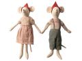 Set de poupées souris de Noël, fille et garçon - Taille 37 cm - Maileg - BU021