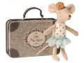 Little Miss Mouse in suitcase, Little sister - Taille 10 cm - de 0 à 36 mois - Maileg - 16-0726-01
