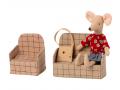 Canapé miniature pour souris - Hauteur : 8 cm - Maileg - 11-0304-00