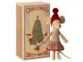 Christmas mouse in box - Big sister - Hauteur : 17 cm - Maileg - 14-0710-00