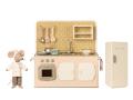 Set poupée souris avec cuisine et frigo miniature - taille 33 cm - Maileg - BU050