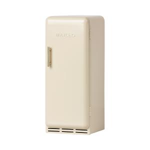 Réfrigérateur miniature - Blanc cassé - H: 22 cm x L : 9 cm x l: 9 cm - Maileg - 11-1106-00