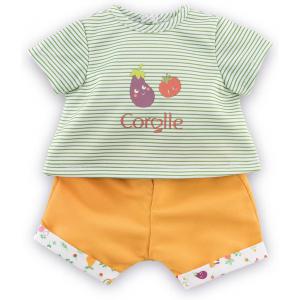 Vêtements pour bébé Corolle 30 cm -  t-shirt & bermuda la fête du potager - Corolle - 9000110540