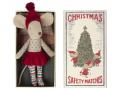 Souris de Noël dans la boîte d'allumettes, grande soeur, taille : H : 16 cm  - Maileg - 14-1700-01