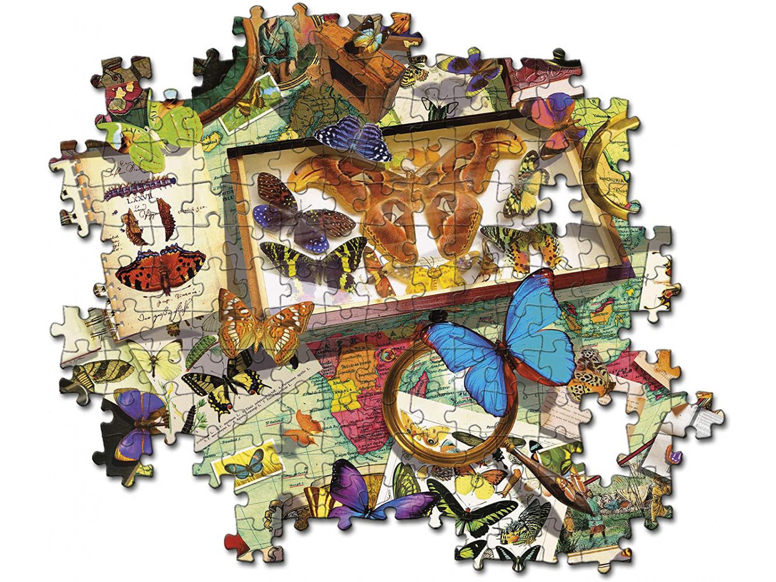 Clementoni - Puzzle adulte, 500 pièces - The Butterfly Collector