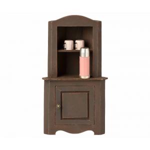 Miniature corner cabinet - Brown - Maileg - 11-2008-01
