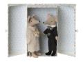 Couple de souris de mariage en boîte - H: 15 cm - Maileg - 17-3300-01