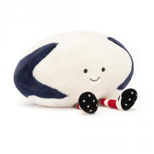 Peluche Amuseable Sports Rugby Ball - L: 29 cm x H: 30 cm - Jellycat - AS2R