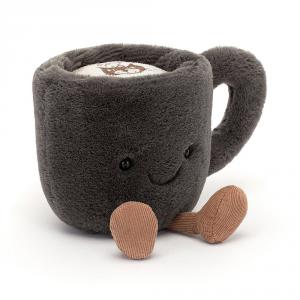 Peluche Amuseable Coffee Cup - L: 10 cm x H: 14 cm - Jellycat - A6COFC