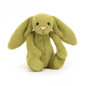 Peluche Bashful Moss Bunny Little - L: 9 cm x H: 18 cm - Jellycat - BASS6MOSS